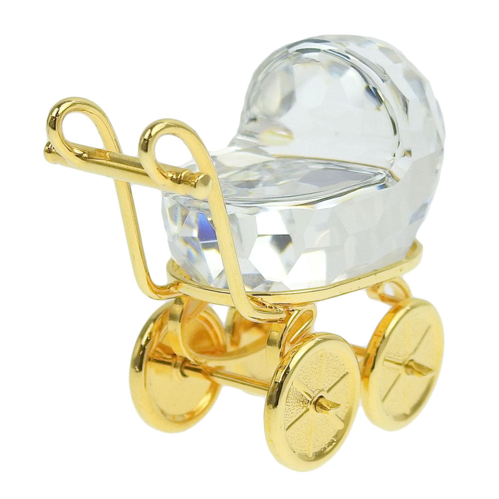 Swarovski Crystal Ornament Baby Carriage in Great Condition