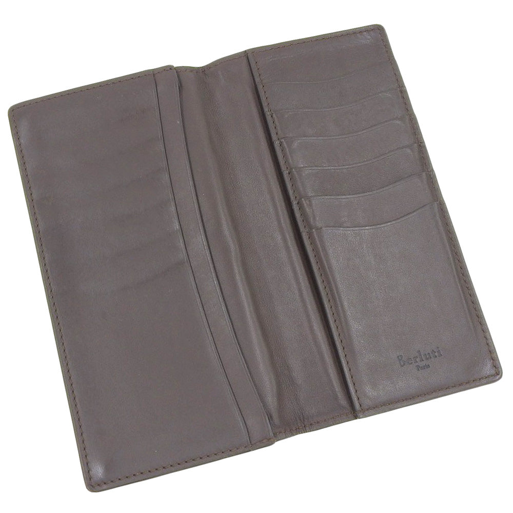 Berluti Calligraphy Bifold Wallet Brown