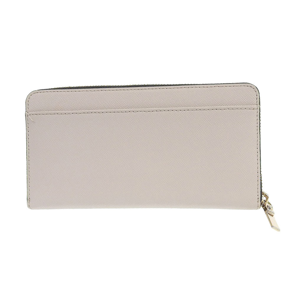 Kate Spade Leather Bicolor Zip-Around Long Wallet PWRU5073B in Excellent Condition