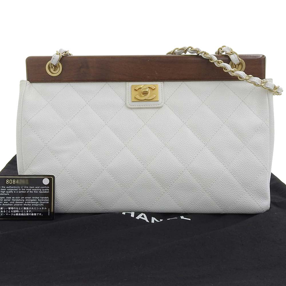 Chanel Caviar Skin Vintage Shoulder Bag in Great Condition