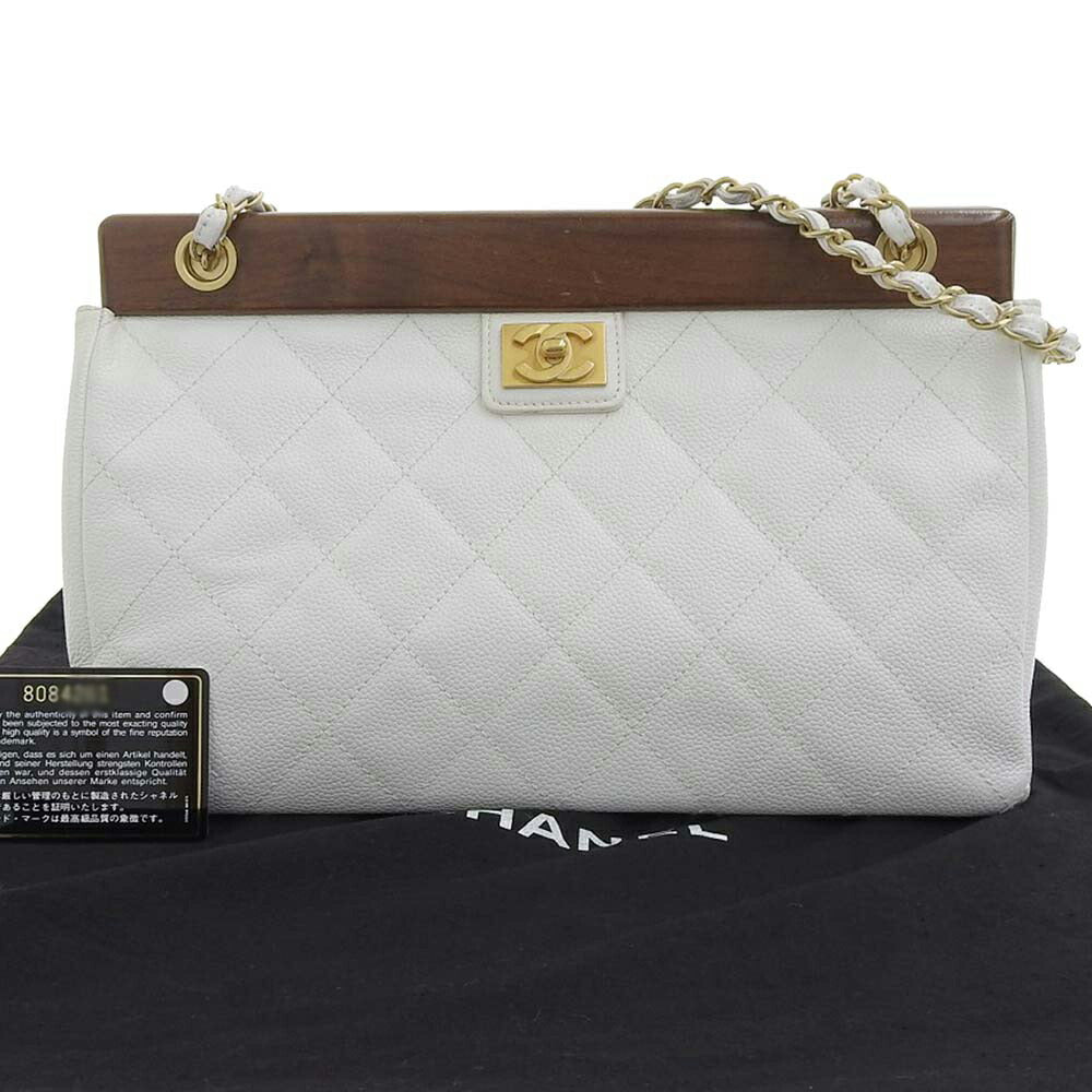 Chanel Caviar Skin Vintage Shoulder Bag