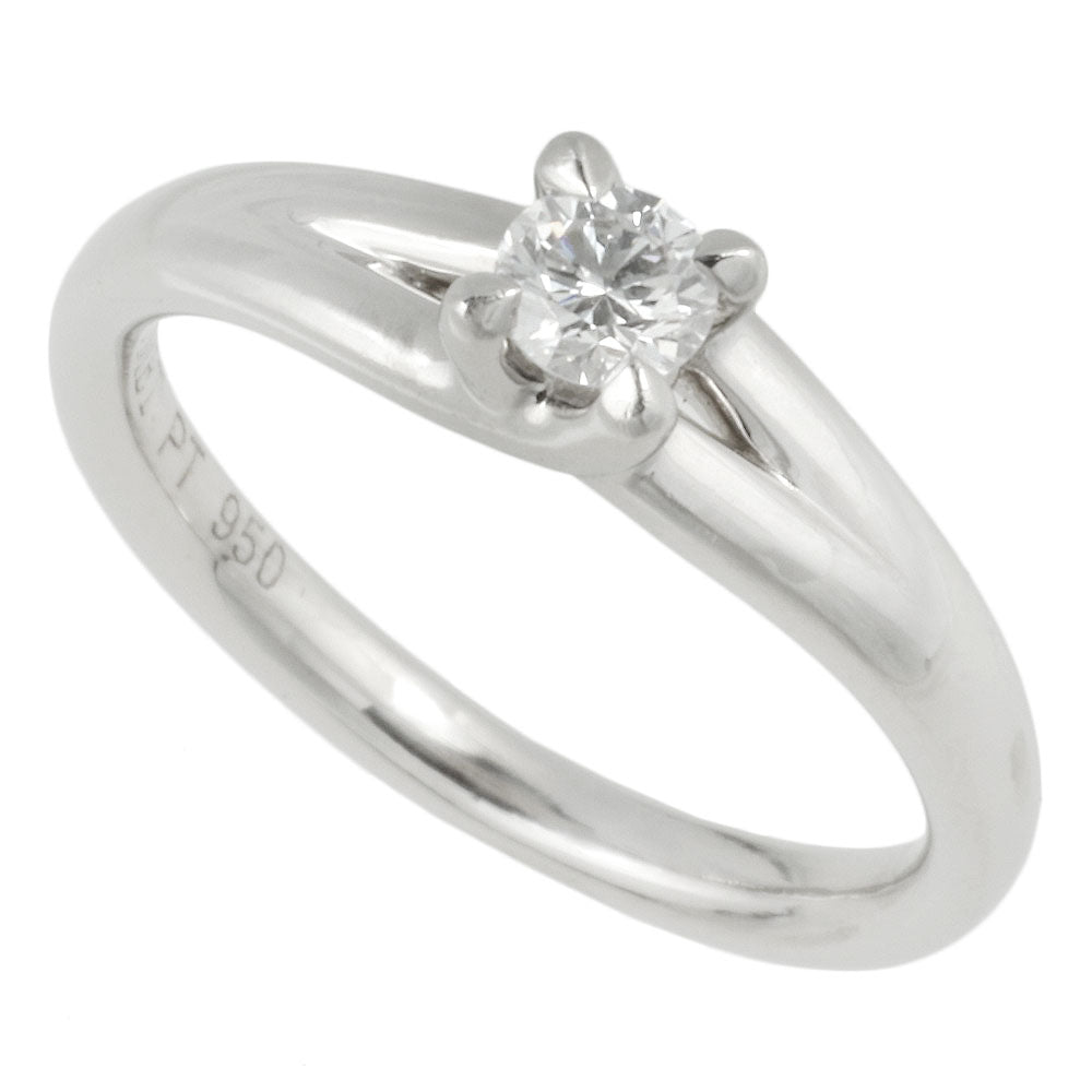 CHAUMET Liens Solitaire Ring Pt950 Diamond 9.5