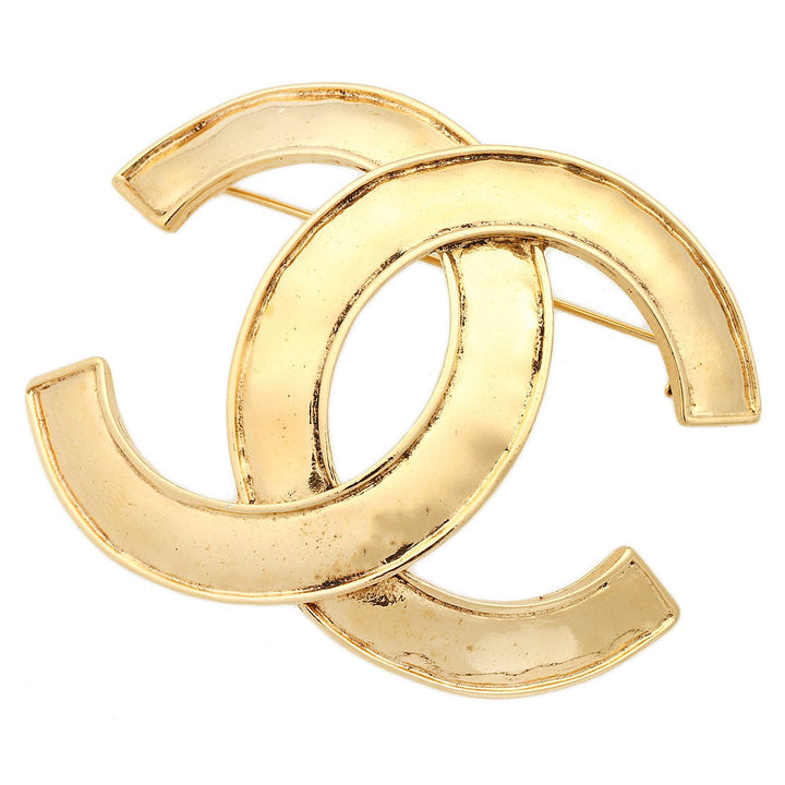 Chanel Vintage Coco Mark Logo Brooch 94P