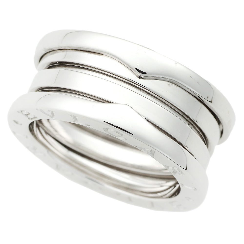 Bvlgari B-Zero1 Ring 3-Band K18WG White Gold Size 49 in Excellent Condition