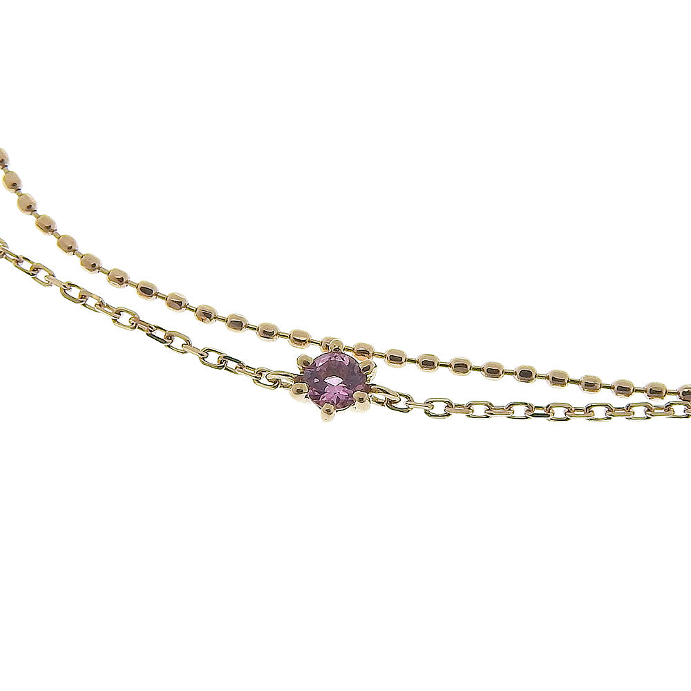 4℃ K18PG Pink Sapphire Bracelet