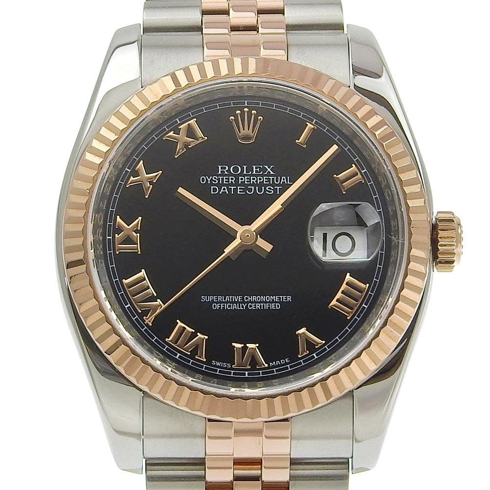 Rolex Datejust 116231 SS/K18PG Automatic Watch in Excellent Condition