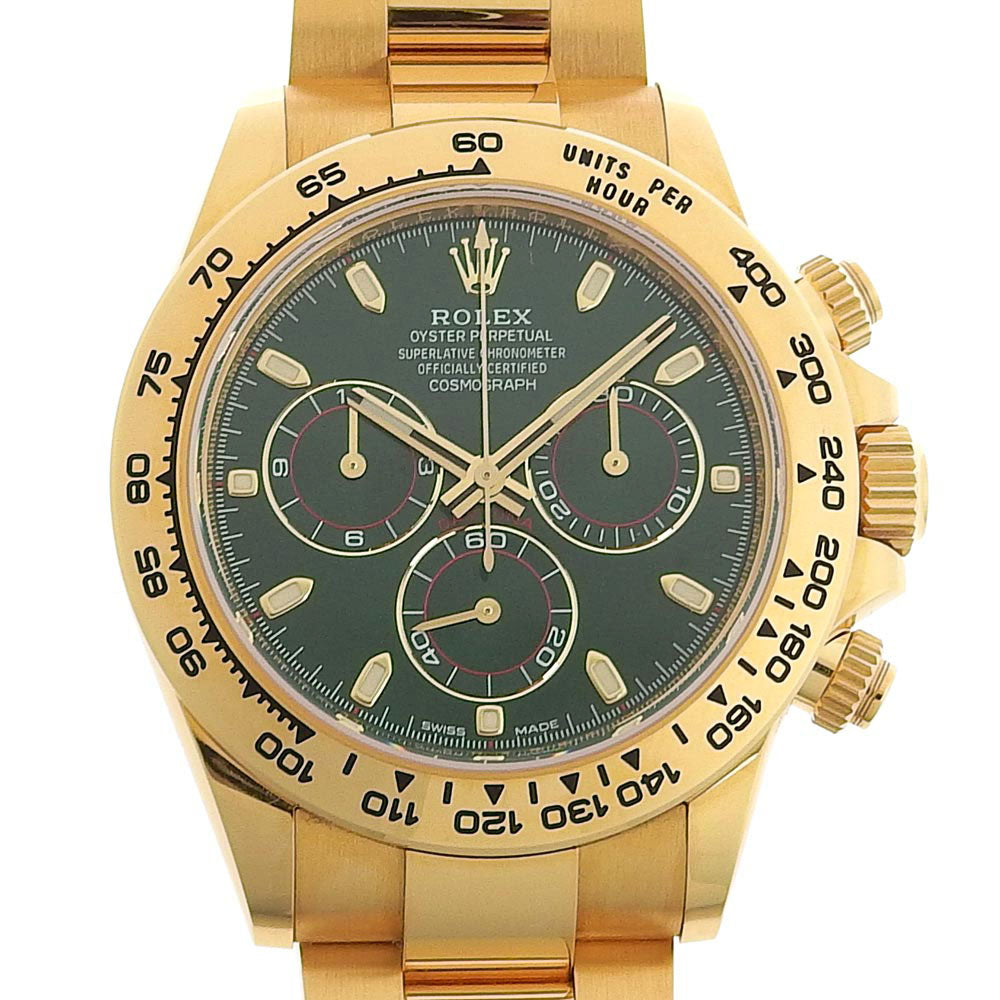 Rolex Daytona Automatic Watch 116508 Green Dial in Excellent Condition