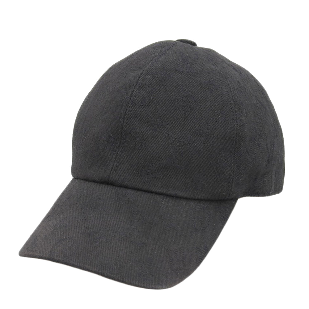 Louis Vuitton Monogram Baseball Cap Black M76584