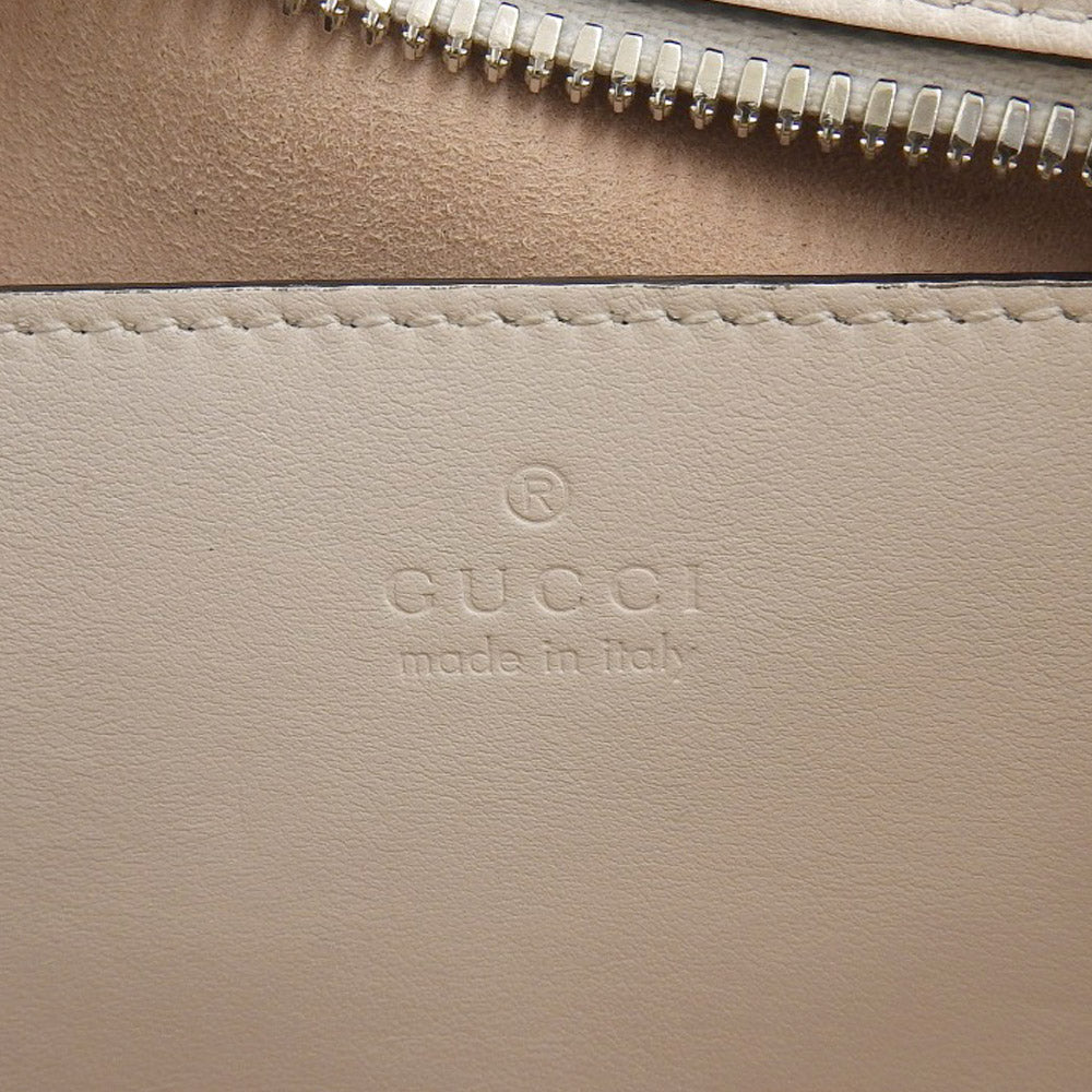 Gucci GG Marmont Leather Shoulder Bag White