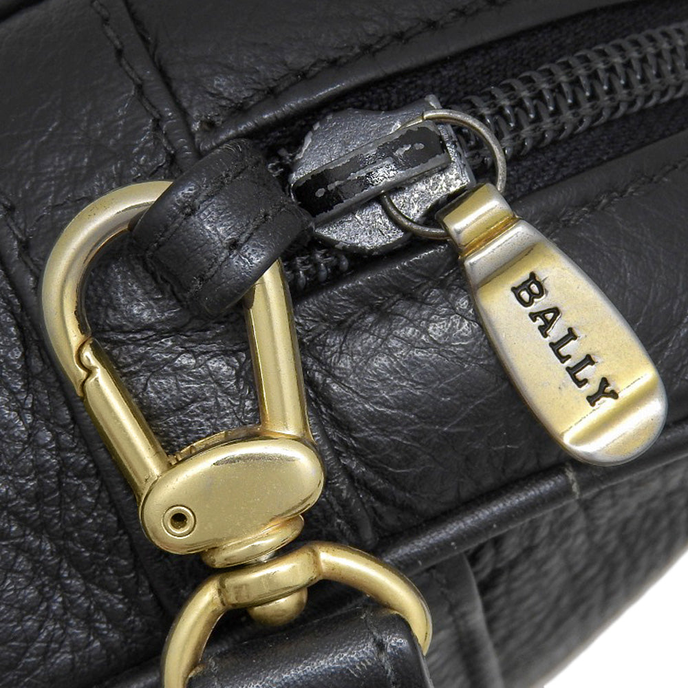 Bally Leather Clutch Bag Black