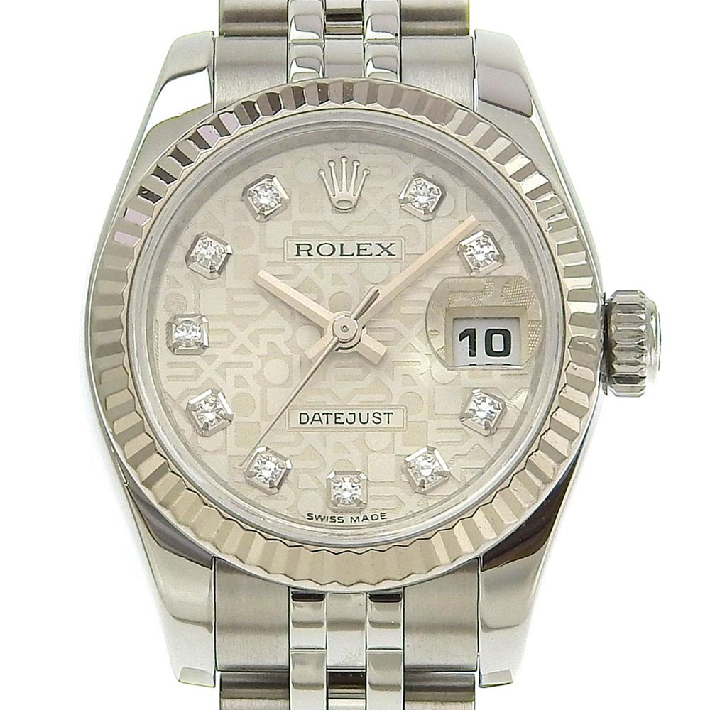 Rolex Datejust 179174G SS K18WG Automatic Watch