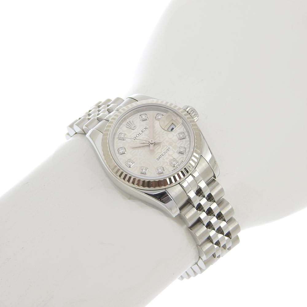 Rolex Datejust 179174G SS K18WG Automatic Watch in Excellent Condition