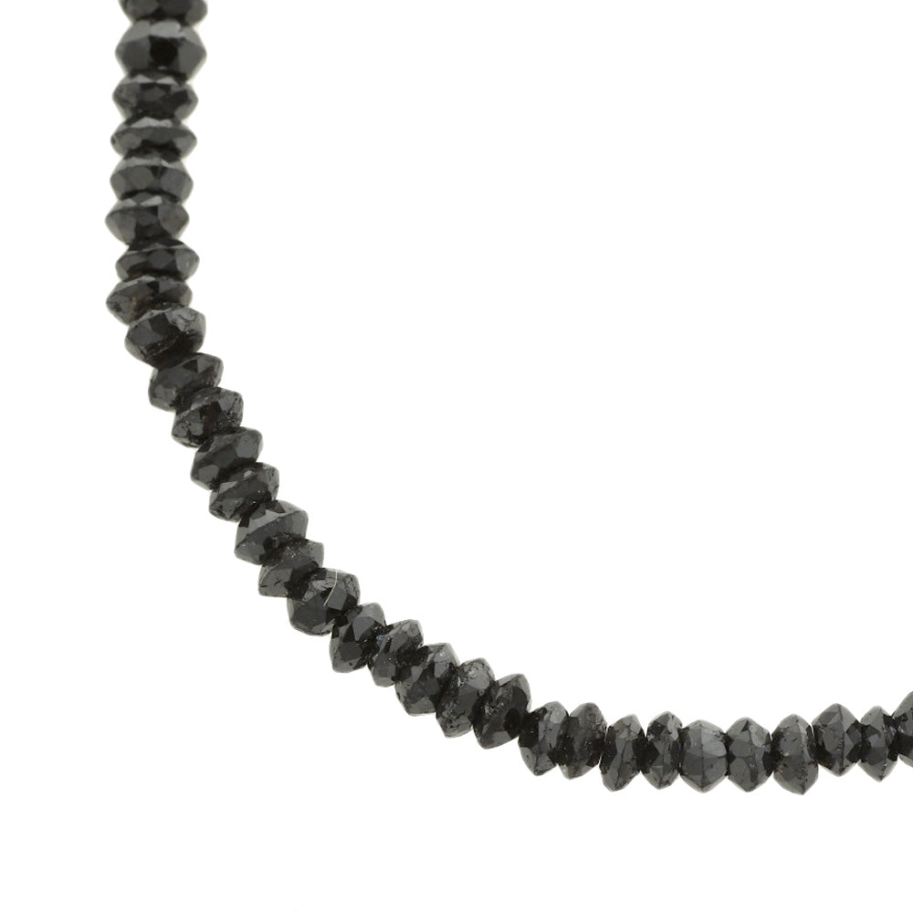 K18WG Black Diamond Necklace 20.35ct No Brand