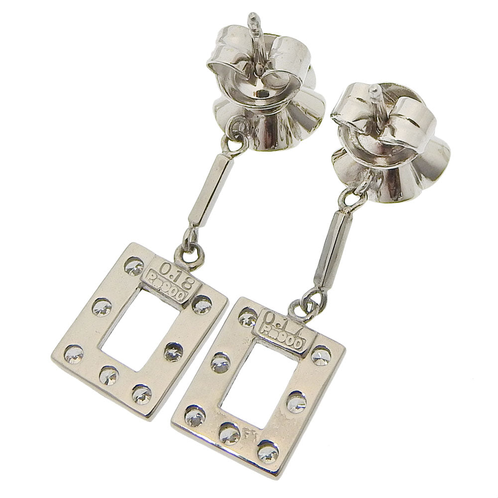 Platinum Diamond Earrings 0.18ct/0.17ct