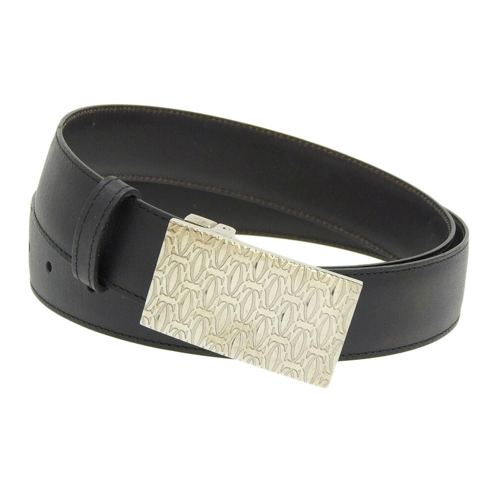 Cartier Leather Belt Happy Birthday Black