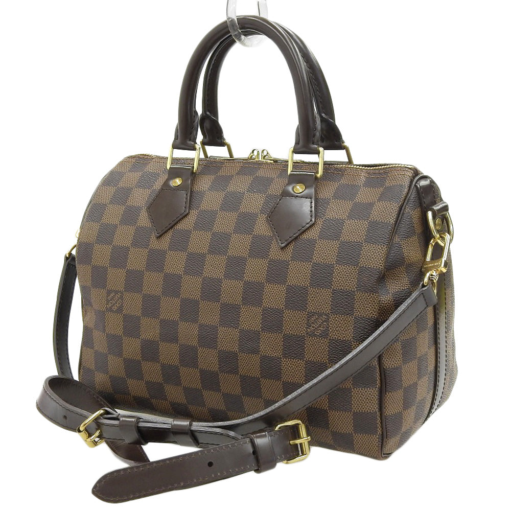 Louis Vuitton Damier Speedy Bandouliere 25 Handbag N41368 in Great Condition