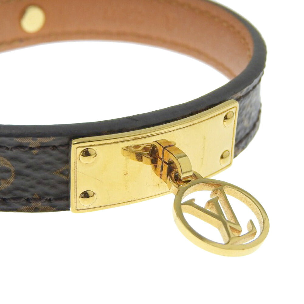 Louis Vuitton Monogram Logo Mania Bracelet M4150 in Great Condition