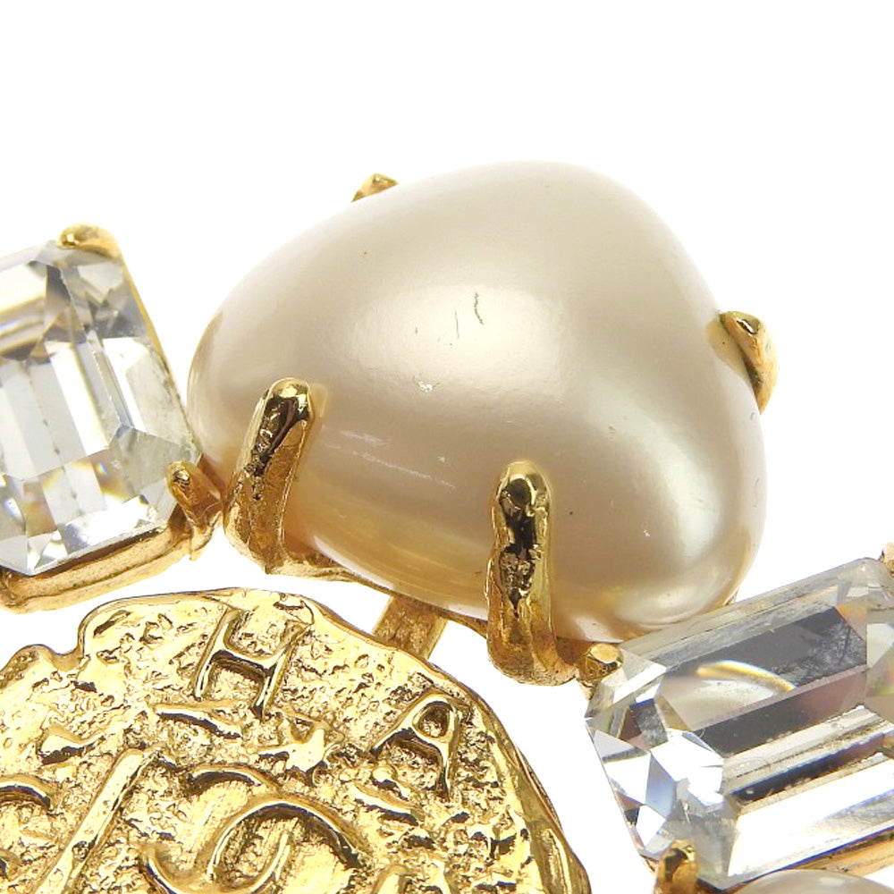 Chanel Vintage Brooch GP Imitation Pearl 93A