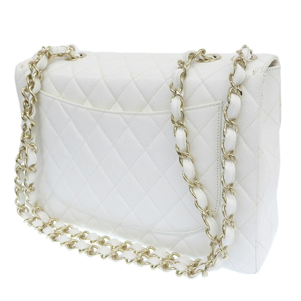 Chanel Matelasse 30 Shoulder Bag White