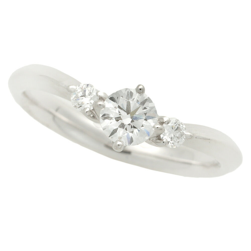 Tasaki Diamond Ring Pt950 0.25ct