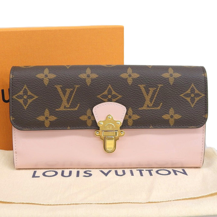 Louis Vuitton Monogram Cherrywood Long Wallet M61719