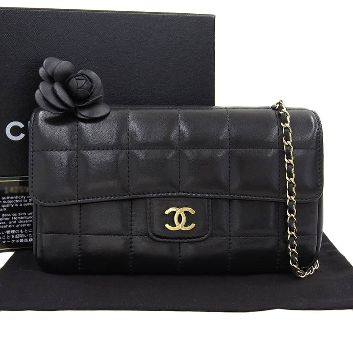 Chanel Lambskin Chain Shoulder Bag A16780