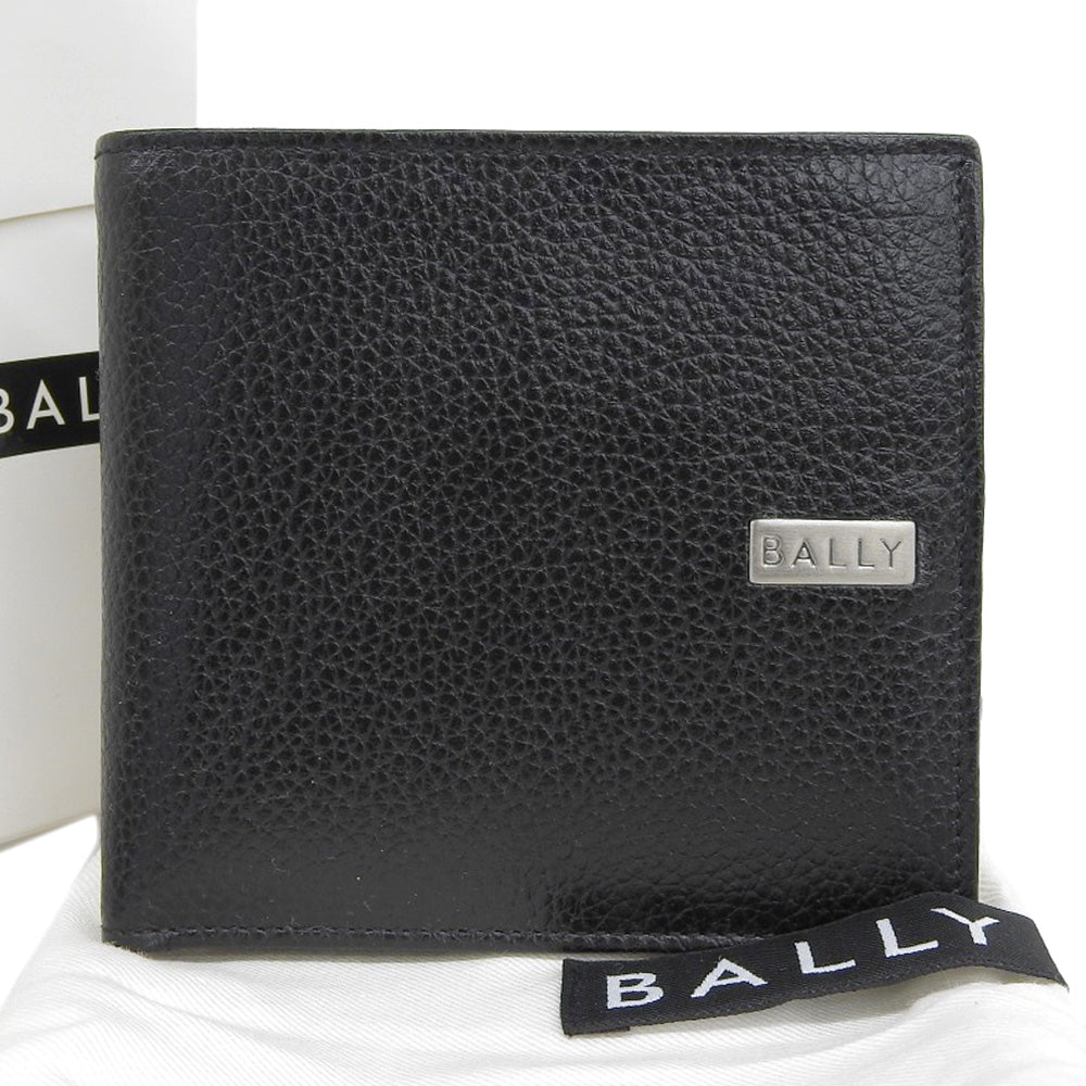 Bally Leather Bifold Wallet Black in Excellent Condition