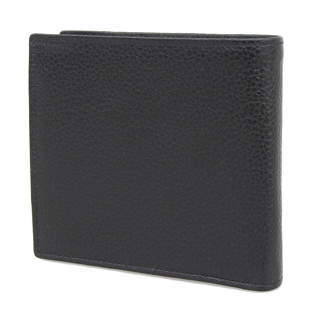 Bally Leather Bifold Wallet Black in Excellent Condition