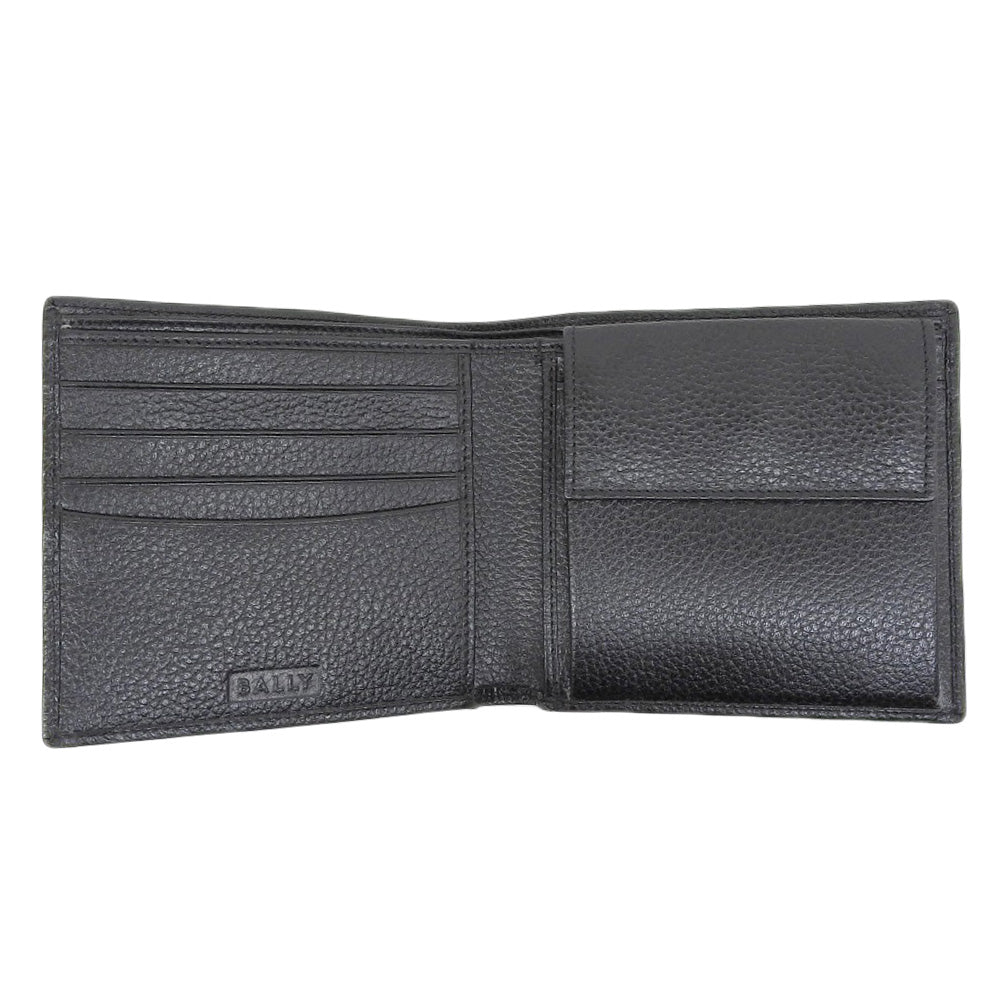 Bally Leather Bifold Wallet Black in Excellent Condition