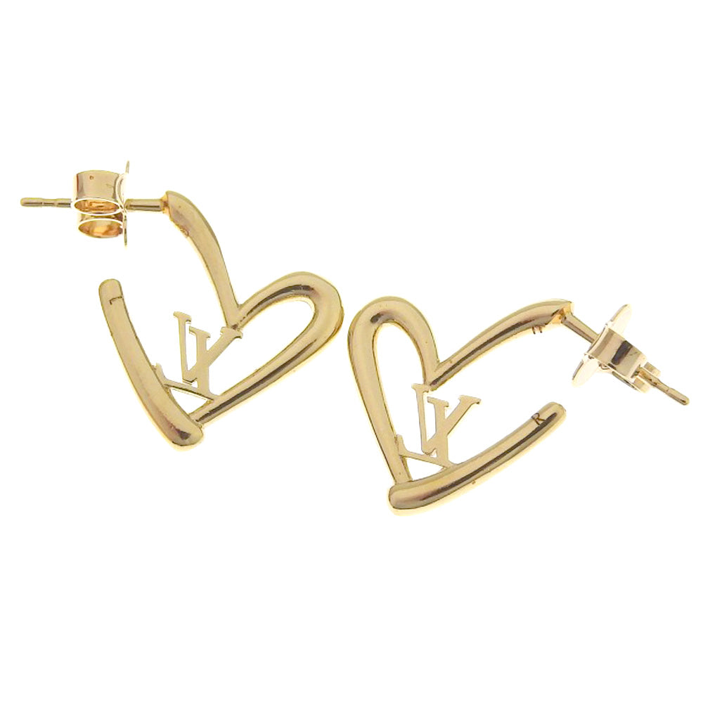 Louis Vuitton Heart Earrings PM M00463 in Great Condition