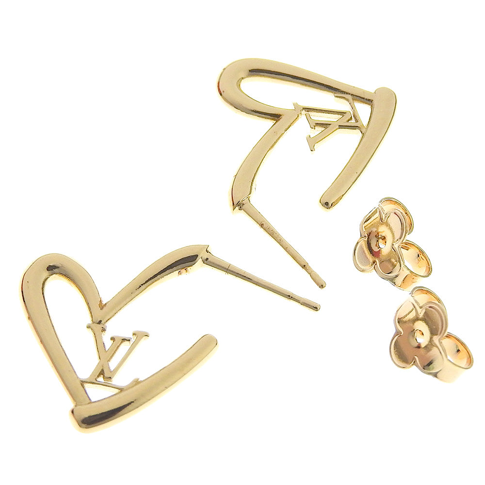 Louis Vuitton Heart Earrings PM M00463 in Great Condition