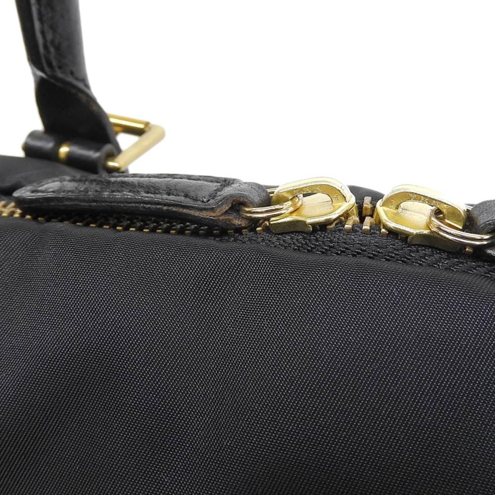 Felisi Nylon Leather Business Handbag Black in Great Condition