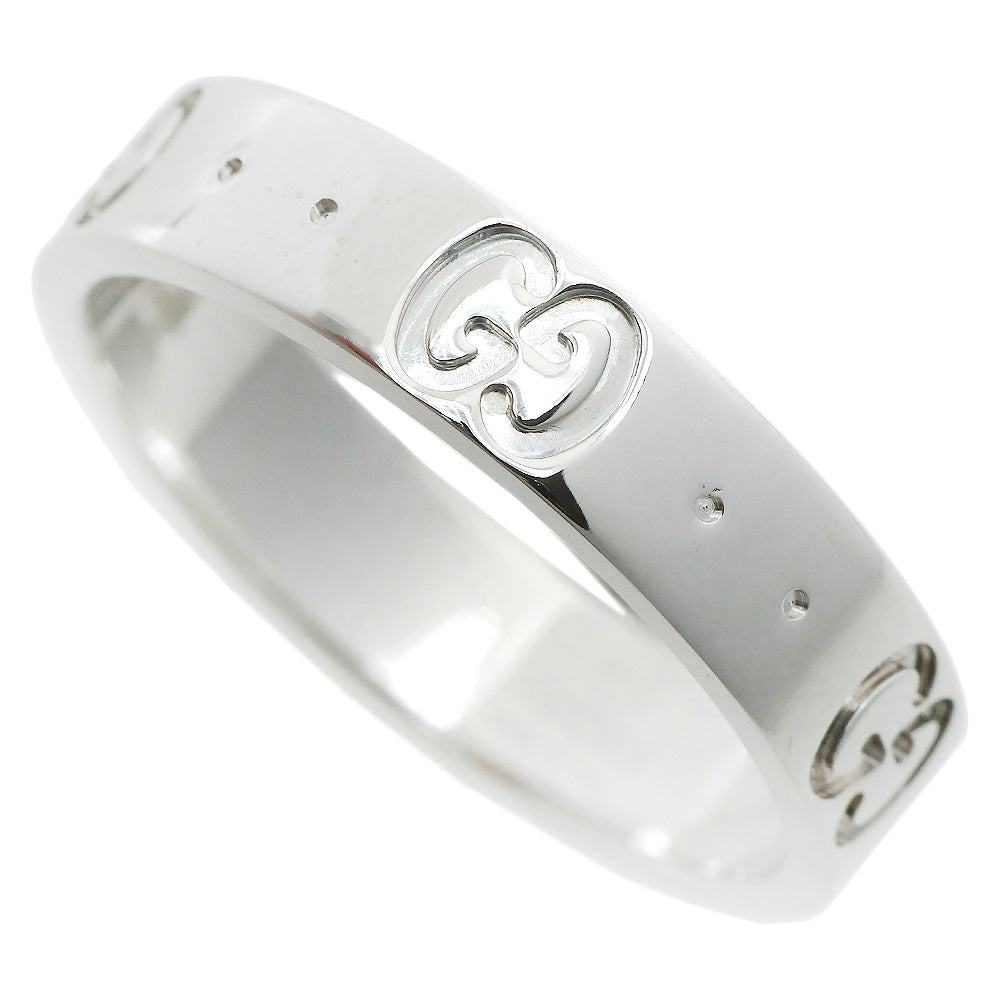 Gucci Interlocking G Icon Ring K18WG White Gold