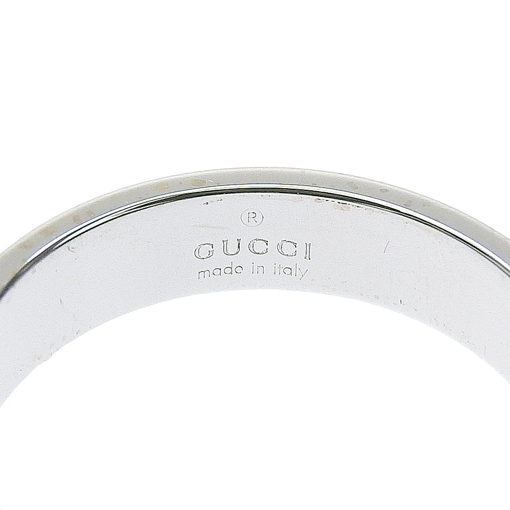 Gucci Interlocking G Icon Ring K18WG White Gold