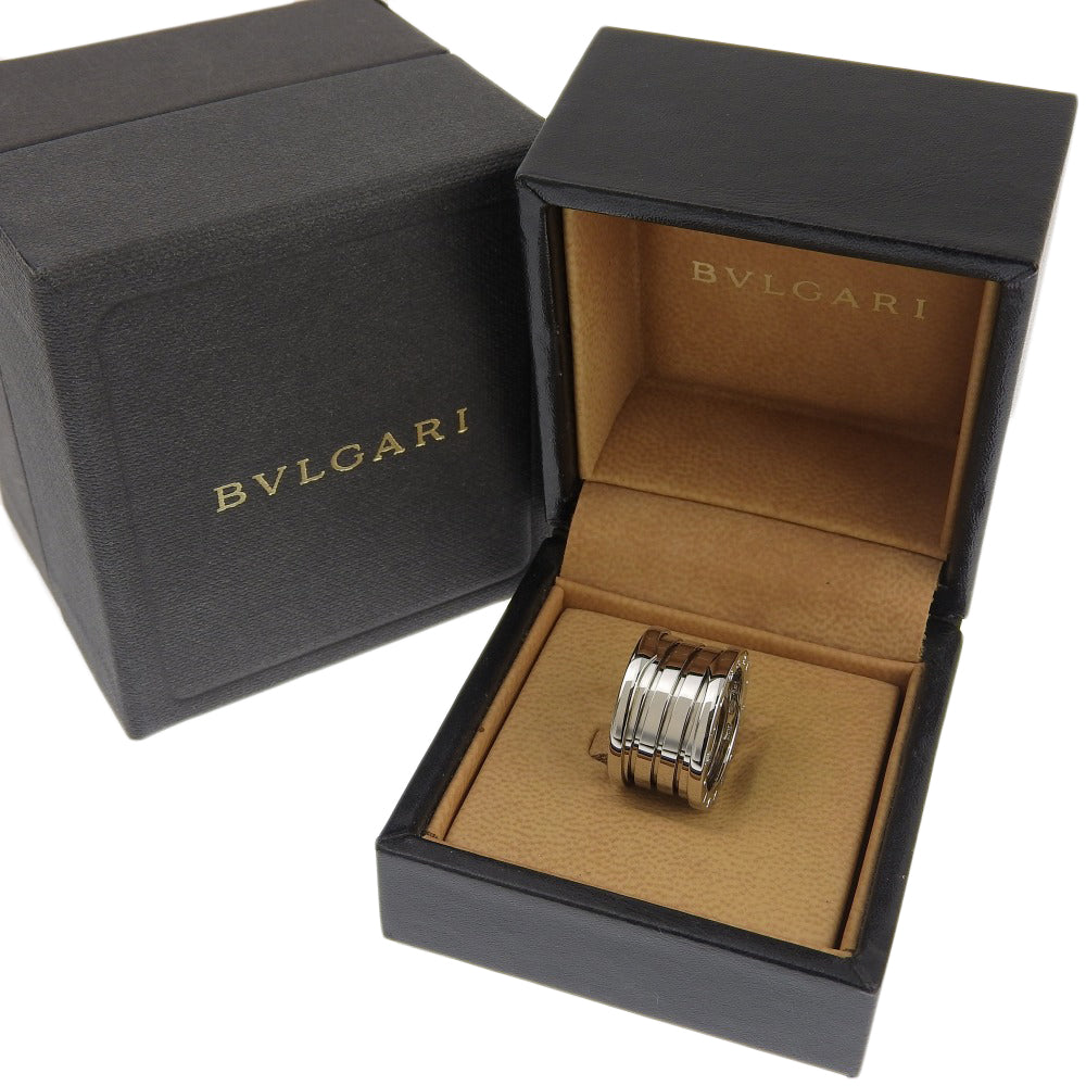 Bvlgari B-Zero1 Ring 4 Band K18WG White Gold #49