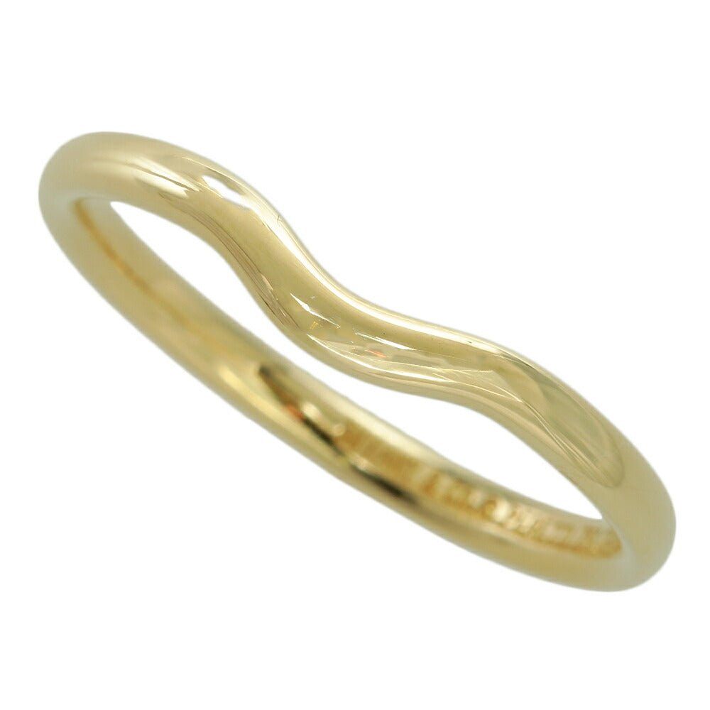 Tiffany & Co K18YG Curved Band Ring