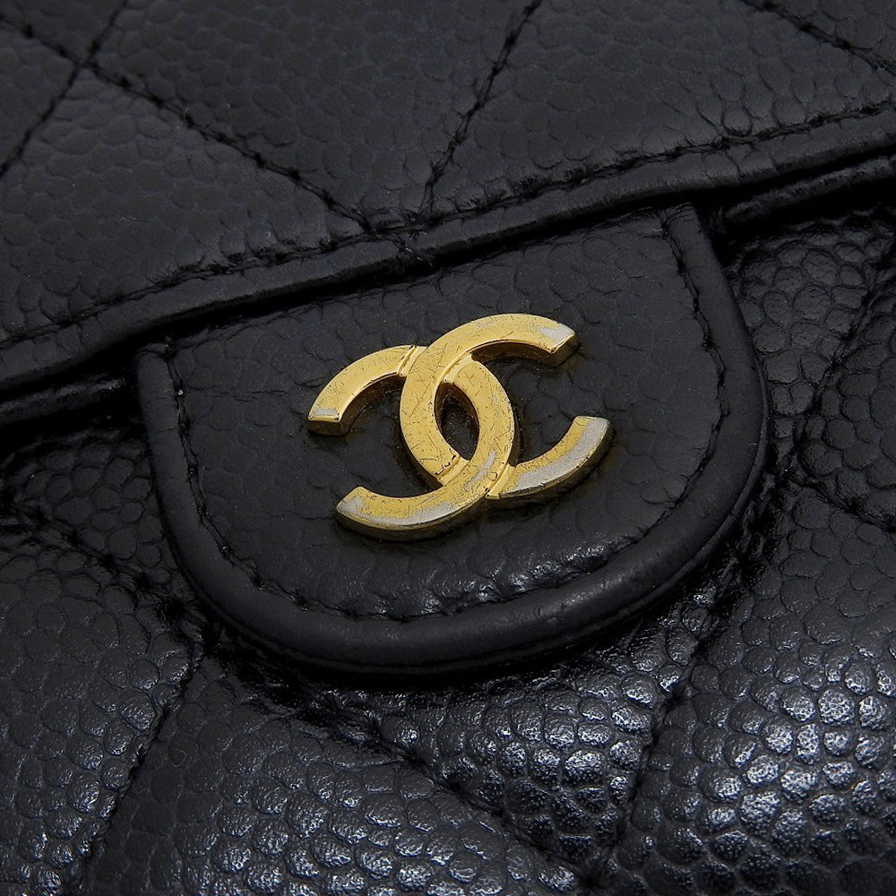 Chanel Caviar Skin Long Wallet A80758