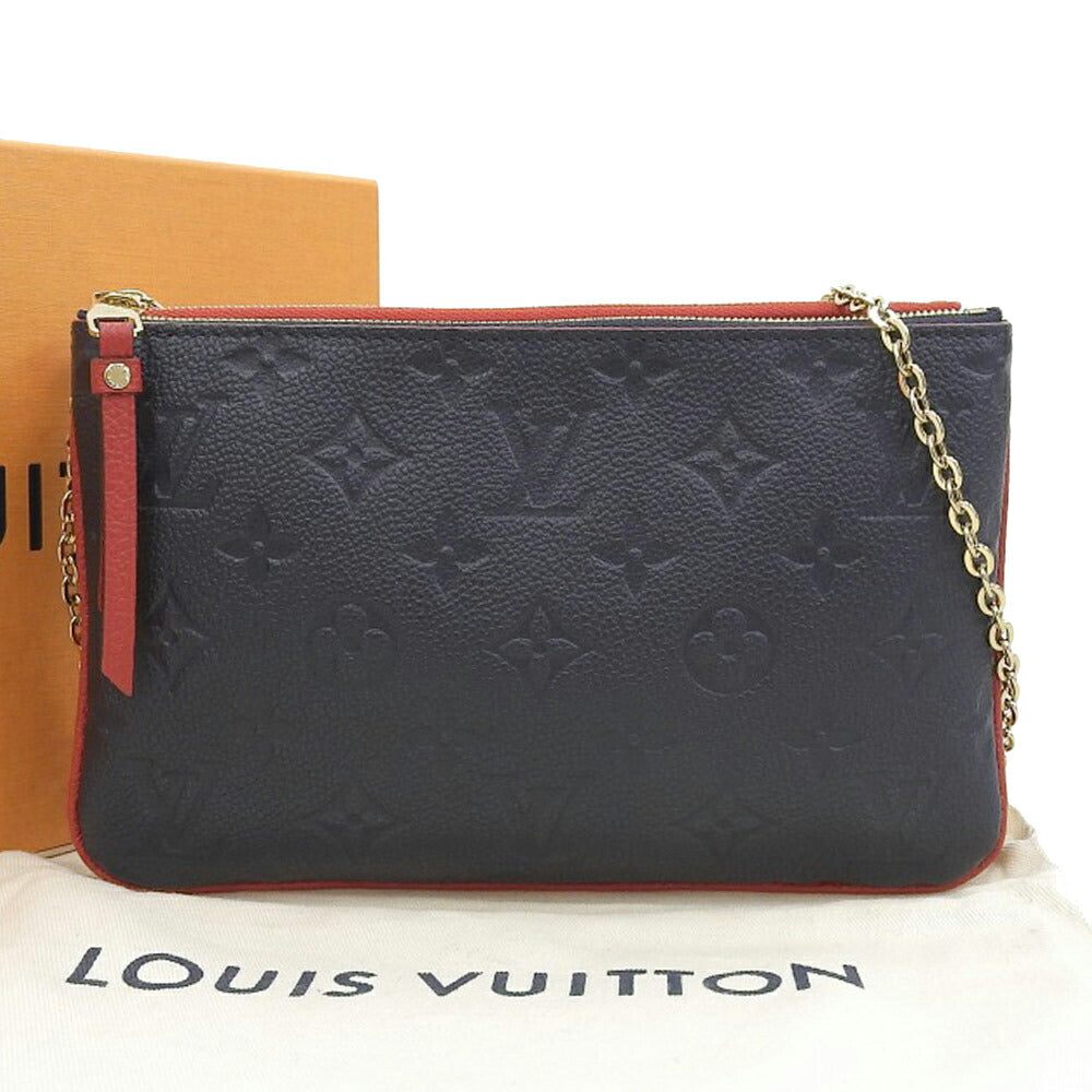 Louis Vuitton Monogram Empreinte Pochette Double Zip M63916