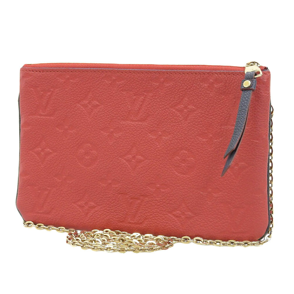 Louis Vuitton Monogram Empreinte Pochette Double Zip M63916