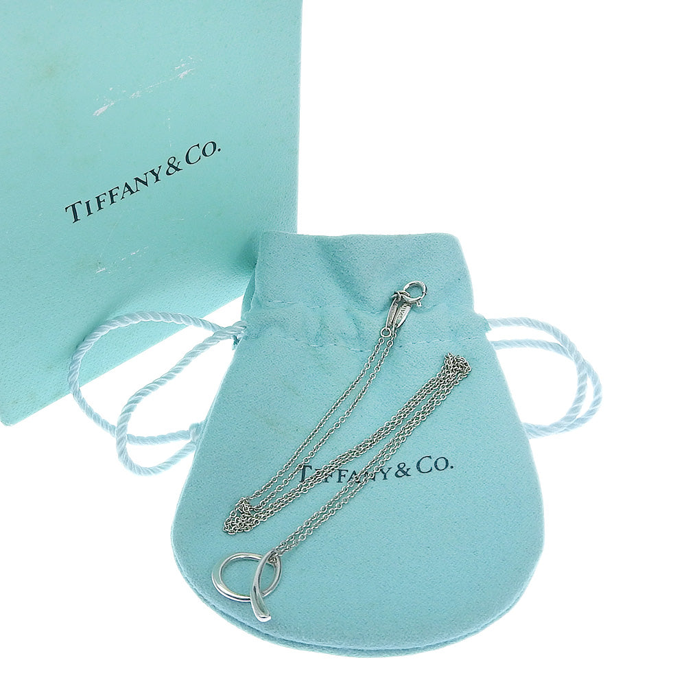 Tiffany & Co Silver 925 Initial A Necklace in Excellent Condition