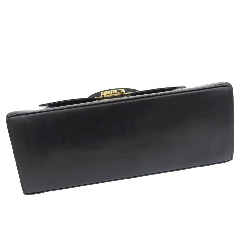 Salvatore Ferragamo Leather 2WAY Bag Black