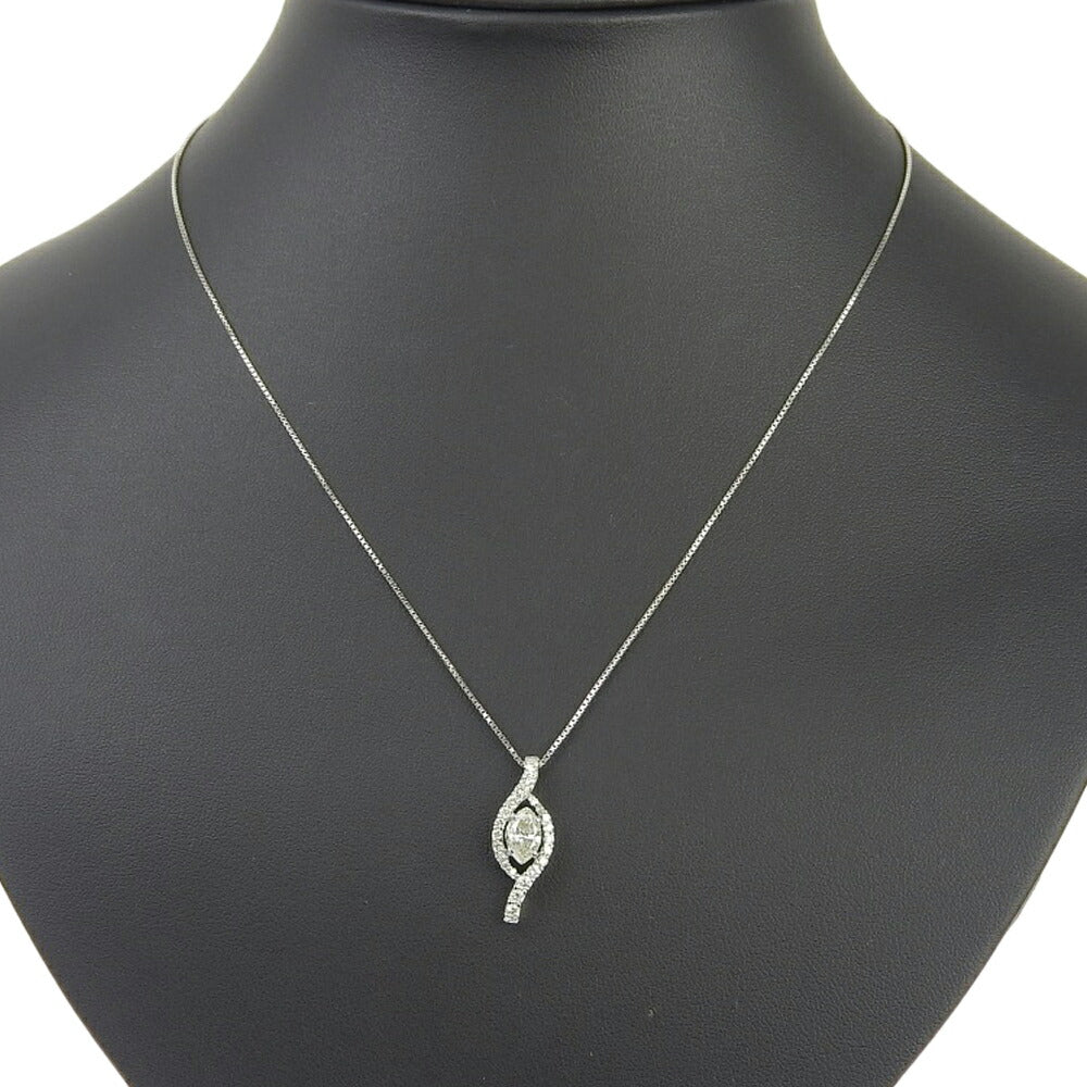 K18WG Diamond Necklace 0.772ct