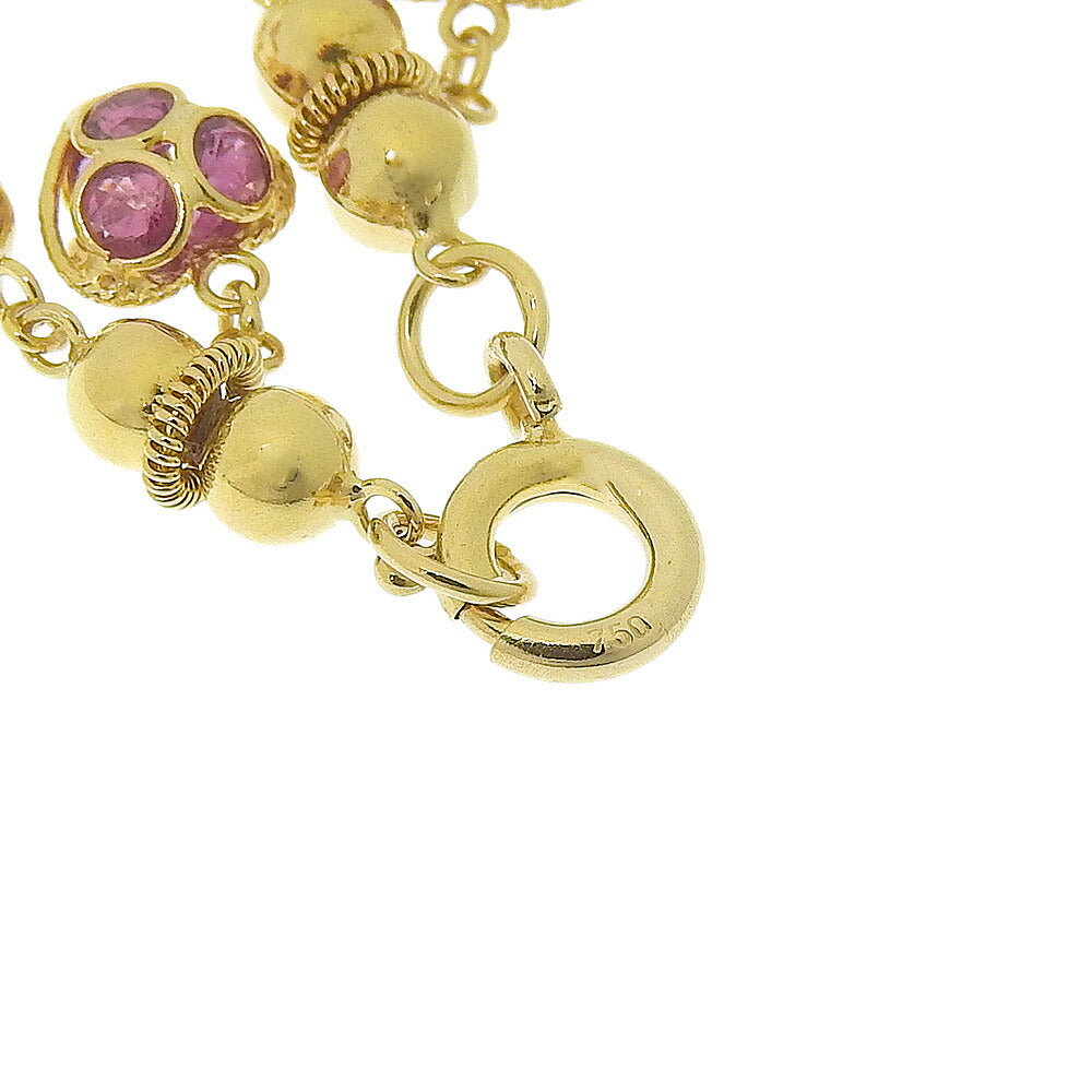 K18YG Yellow Gold Ruby Bracelet