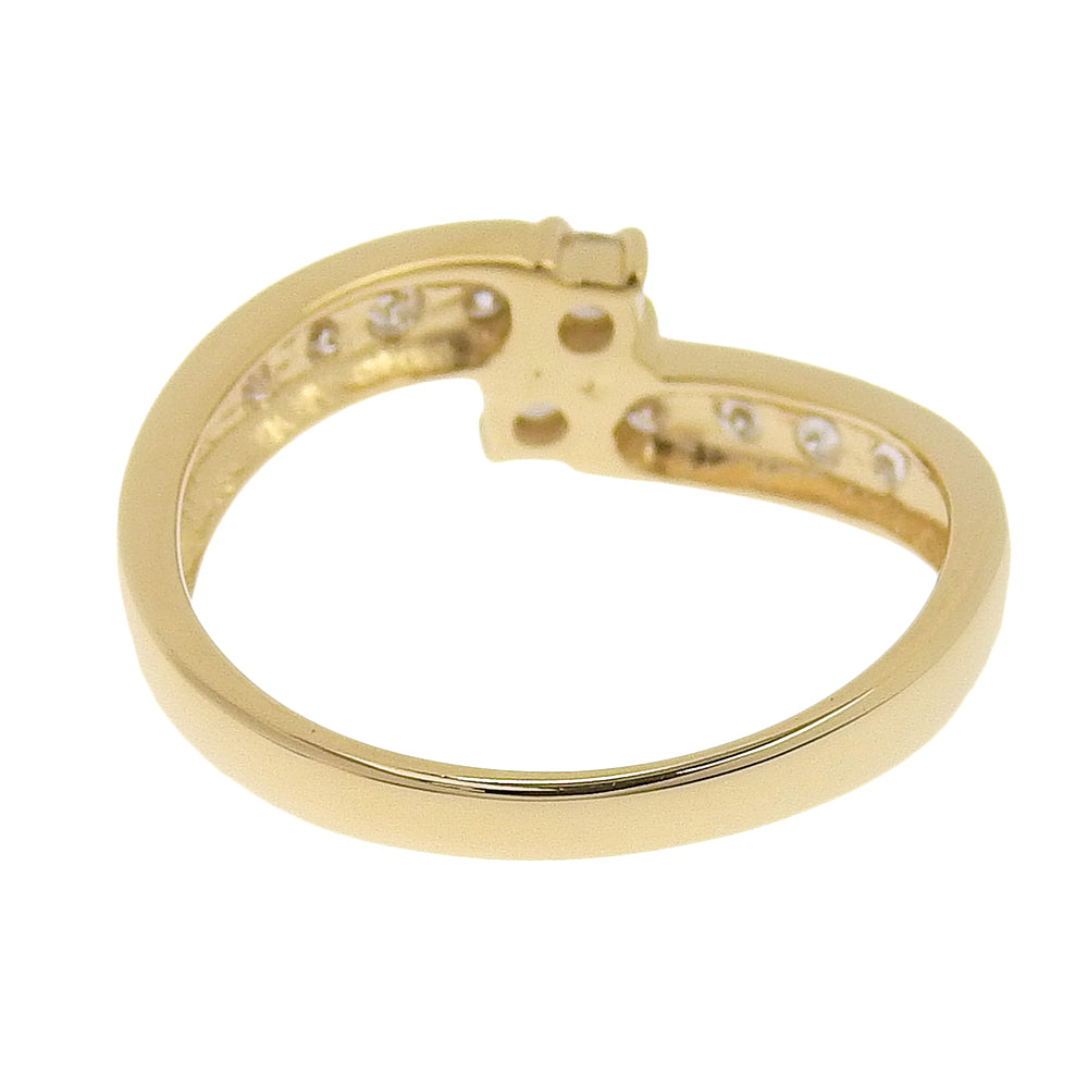 K18YG Yellow Gold Diamond Ring 0.30ct Size 11