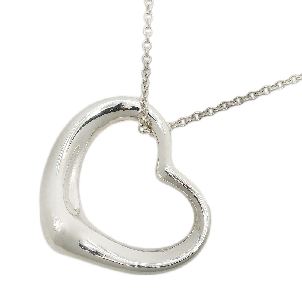 Tiffany & Co. Open Heart Large Necklace Silver 925