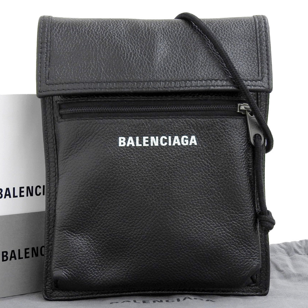 Balenciaga Leather Strap Small Pouch Shoulder Bag 532298 in Great Condition