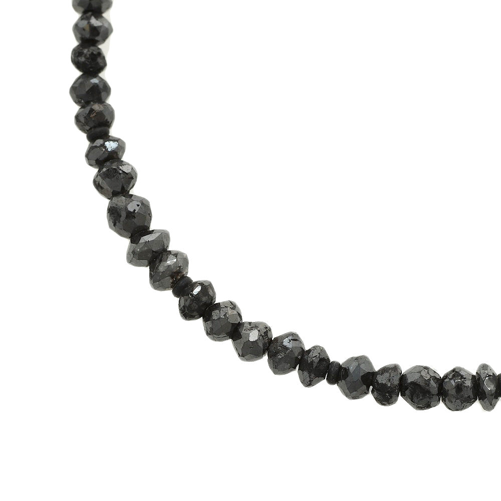 K18WG Black Diamond Necklace 20ct No Brand