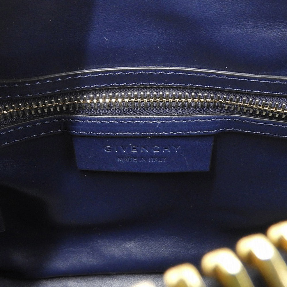 Givenchy Antigona Mini 2-Way Handbag Metallic Blue