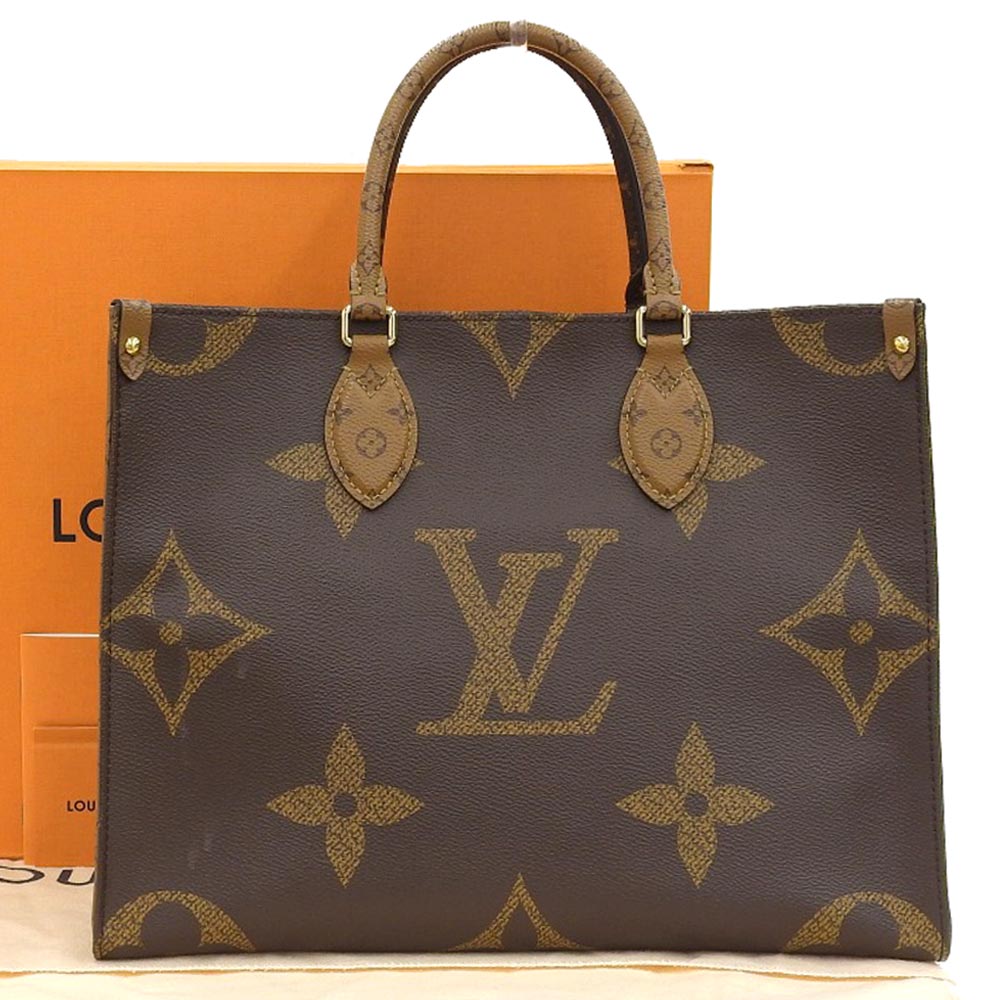 Louis Vuitton Monogram Giant Onthego MM Handbag M45039 in Great Condition