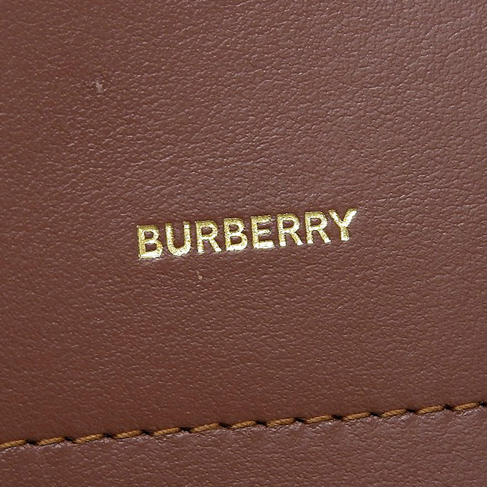 Burberry Logo Stripe Chain Wallet Shoulder Pouch